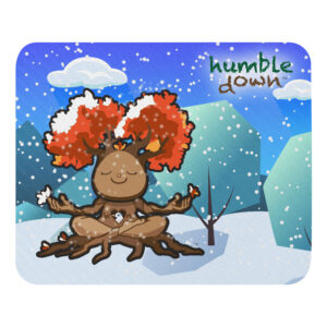 Humble Down HUM Winter Scene Mouse Pad