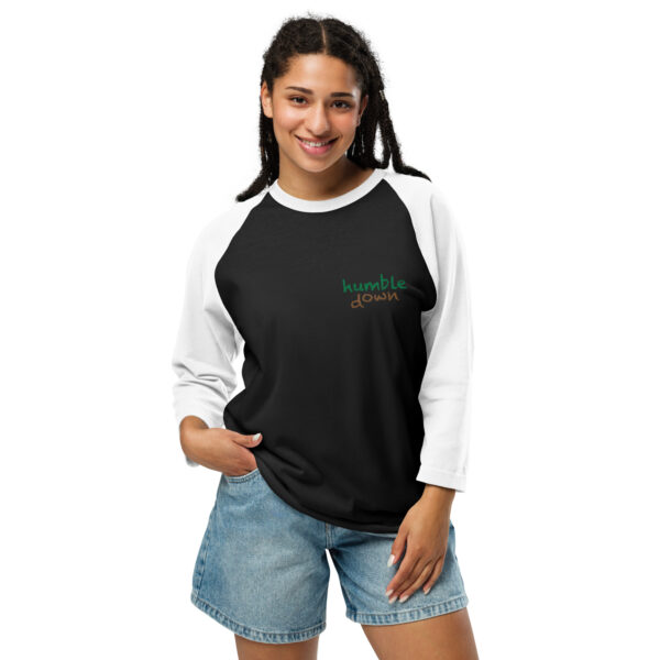 3/4 sleeve raglan shirt - Image 2