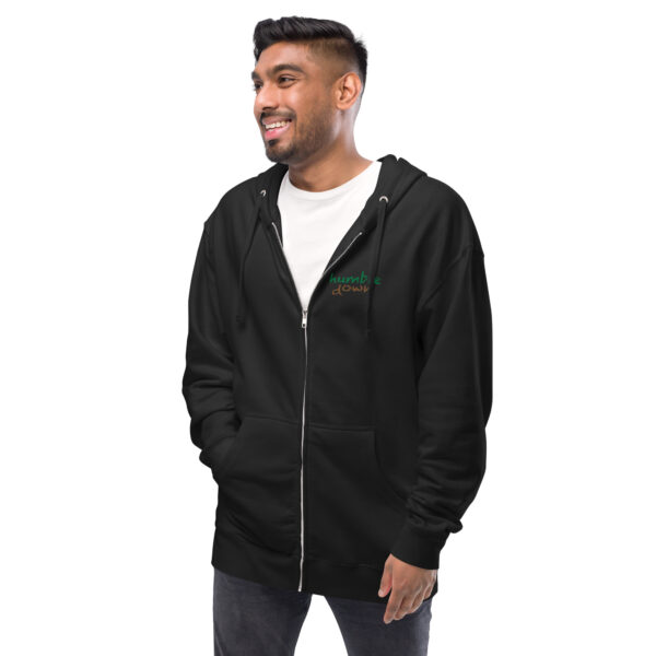 Unisex fleece zip up hoodie - Image 4