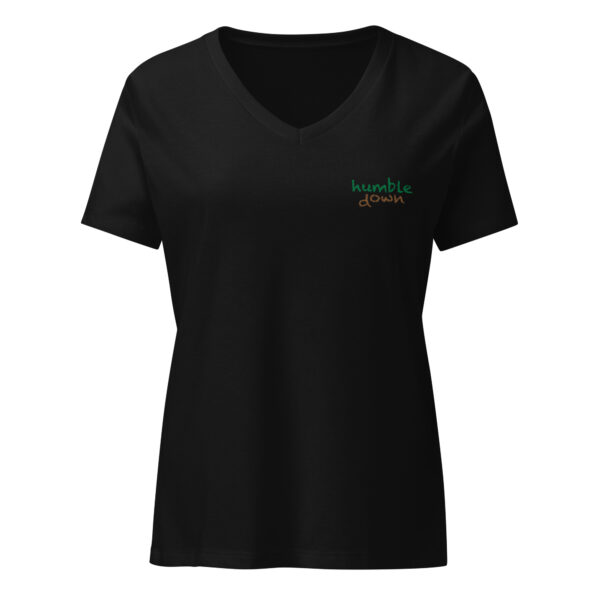 Women’s relaxed v-neck t-shirt - Image 2